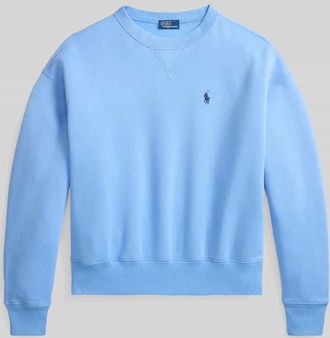 Polo Ralph Lauren Regular Fit Sweatshirt aus Baumwoll-Mix in Hellblau, Gr&ouml;&szlig;e XXL