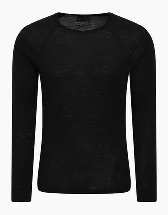 Mountain Warehouse Mens Mountain Warehouse Mens Merino Wool Thermal Top - Black - Size: 34