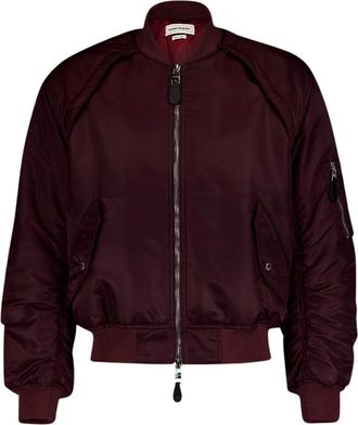 Alexander McQueen Afneembare Mouw Bomberjack - Heren - Bomber jackets - Rood - L - Jassen