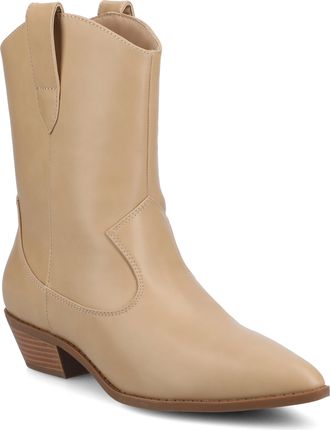 Journee Collection Journee Womens Fritzie Western Ankle Booties