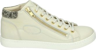 Aqa Aqa, Schoenen, Dames, Beige, 41 EU, Leer, A8856 Sneakers