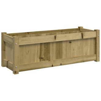 vidaXL Vidaxl - Jardinera De Madera De Pino Impregnada 90x31x31 Cm