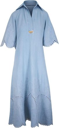 Zimmermann Daylight Denim Maxi Dress