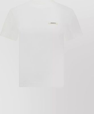 Jacquemus cotton slim-fit logo-patch short-sleeve t-shirt