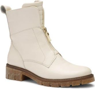 Ara Deon Leather Bootie in Beige at Nordstrom, Size 10.5