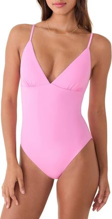 Andie Swim The Lanikai One-Piece Swimsuit in Rosebloom at Nordstrom, Size X-Large