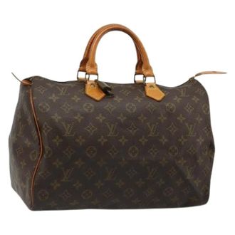 Louis Vuitton Pre-owned Monogram Canvas Hand Bag - Dames - Pre-owned - Bruin - Maat: ONE Size Leer