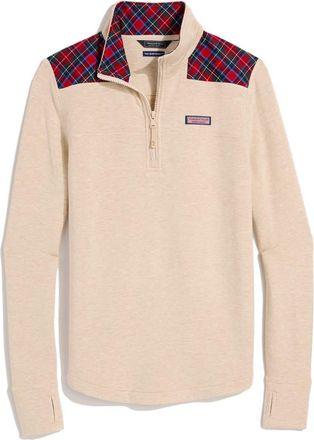 Vineyard Vines Dreamcloth Half Zip Pullover in Oatmeal Heather at Nordstrom, Size Xx-Small