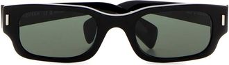 Alexander McQueen Womens Am0549s Acetate Panthos Sunglasses Black
