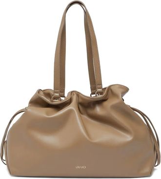 Liu Jo large Riccy shoulder bag - women - Polyester - OS - Brown