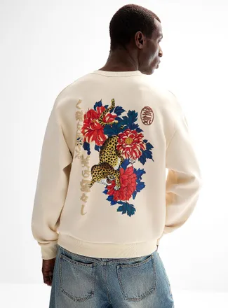 Le 31 Mens Asian treasures sweatshirt Comfort fit