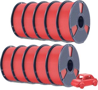 OEM Filamento Para Impresora 3d, Alta Resistencia, Dureza, Rojo Cereza