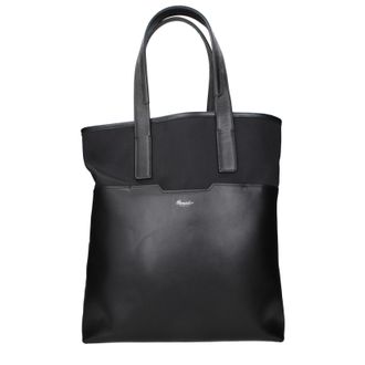 Pineider Herrens Umh&auml;ngetaschen aus schwarzem Stoff