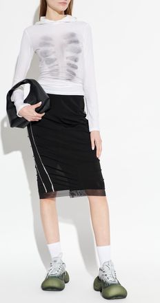 Avavav Skirt With A Slit, Womens, Black