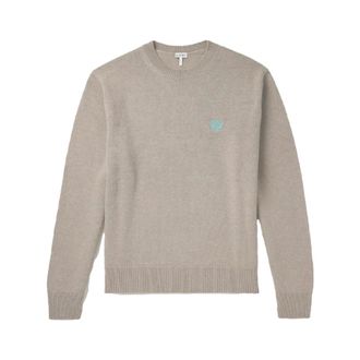 Loewe Trui van Wol - Heren - Truien - Grijs - Maat: L Wol