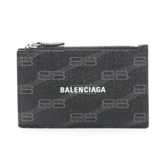 Balenciaga Black Pvc Coin Purse/Coin Case (Pre-Owned)