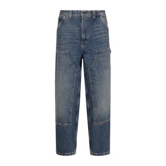 Carhartt Work in Progress Heren, Jeans, Blauw, Maat: XL Katoen