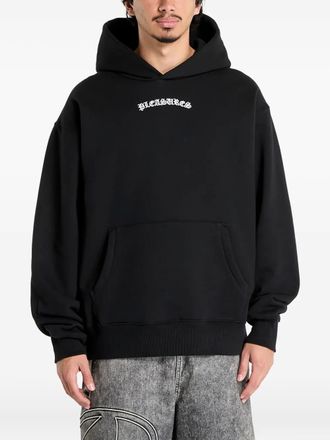 Pleasures Neural logo-detail hooded sweatshirt - men - Cotton/Polyester - S - Black