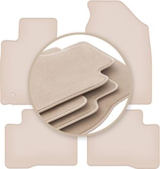 OEM Alfombrillas Premium Beige Para: Ssangyong Tivoli Suv 2015