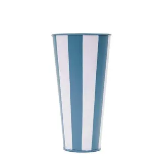 Foreside Home And Garden Cabana Striped Blue Vase at Nordstrom