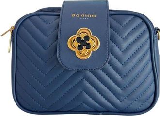 Baldinini Blue PU Women Crossbody Womens Bag