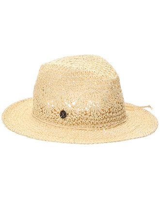 Bruno Magli Crochet Raffia Rancher Hat