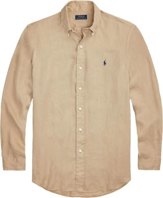 Polo Ralph Lauren Linnen overhemd - Beige