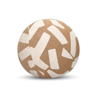 Elaine Smith Fascination Caramel Indoor & Outdoor Woven Accent Orb Pillow at Nordstrom, Size 12X12