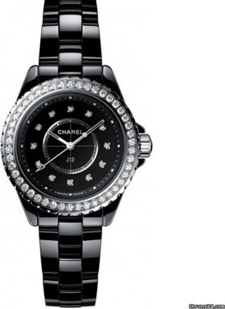 Chanel J12 Quartz Horloge - Dames - Horloges - Zwart - ONE Size - Accessoires
