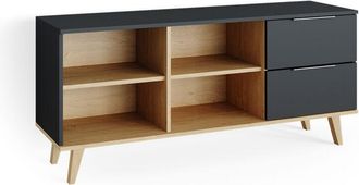 Vicco Mobile tv Nautica, Antracite, 134 x 61 cm, Vicco