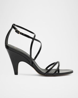 Alexandre Birman Lory 85 Patent Leather Sandals