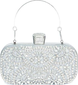 Lauren Lorraine Sofie Clutch in Silver at Nordstrom