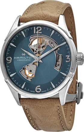 Hamilton Jazzmaster Open Heart Automatic Blue Dial Mens Watch H32705842