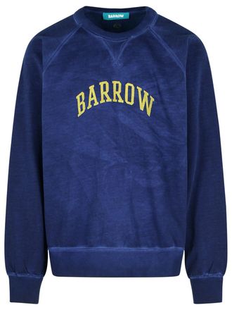 Barrow Navy Cotton Sweatshirt