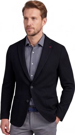 Roy Robson colbert Roy Robson zwart slim fit effen