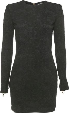 Balmain Abito con zip - Nero
