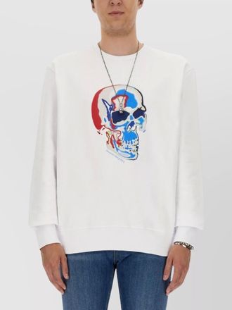 Alexander McQueen skull cotton sweatshirt