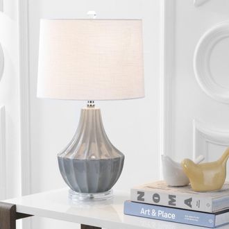 Jonathan Y Designs Tate 24.5 Ceramic LED Table Lamp