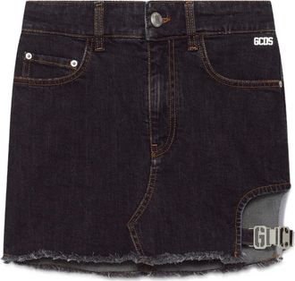 GCDS Minigonna denim - Nero