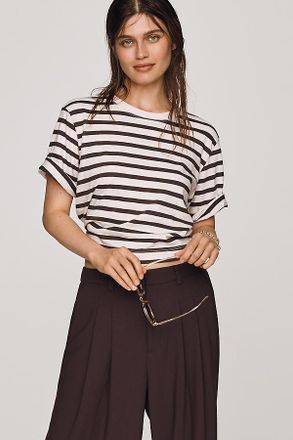 Maeve Corey Cotton Boxy Tee