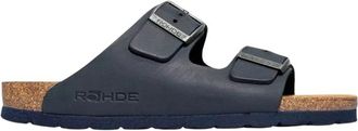 Rohde Flat Sandalen - Heren - Sandalen - Blauw - 46 EU - Schoenen