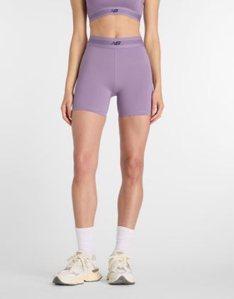 New Balance Ac - Pantaloncini attillati da 5 viola candito