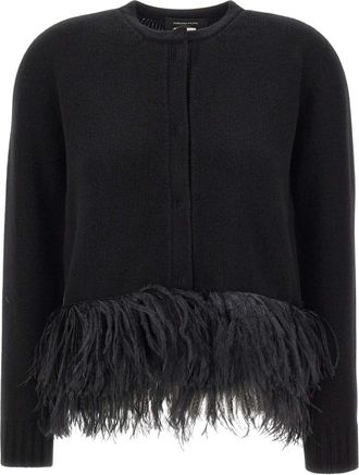 Fabiana Filippi Truien & Vesten, Dames, Zwart, S, Wol, Cardigan