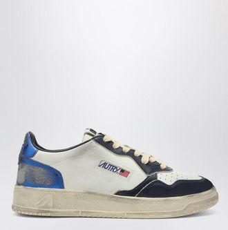 Autry White/black/blue Medalist Low Super Vintage sneakers