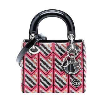 Dior Pre-owned Embellished Top Handle Bag - Dames - Pre-owned - Roze - Maat: ONE Size