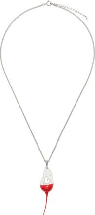 Ottolinger Collana di perle Dipped - Argento