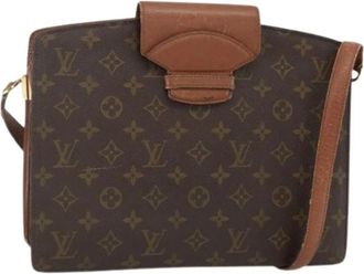Louis Vuitton Pre-owned Cross Body Bags, female, Brown, Size: ONE SIZE Pre-owned Vintage Monogram Shoulder Bag