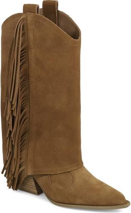 Mia Deston Pointed Toe Western Boot in Tan at Nordstrom, Size 7.5