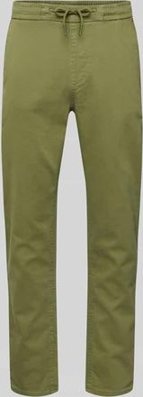 Blend Slim Fit Stoffhose mit Eingrifftaschen Modell Thunder in Oliv, Gr&ouml;&szlig;e 3XL