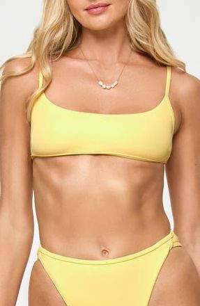 L*Space Kourt Rib Bikini Top in Daisy at Nordstrom Rack, Size X-Large